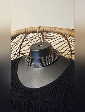 Polished Gunmetal Choker